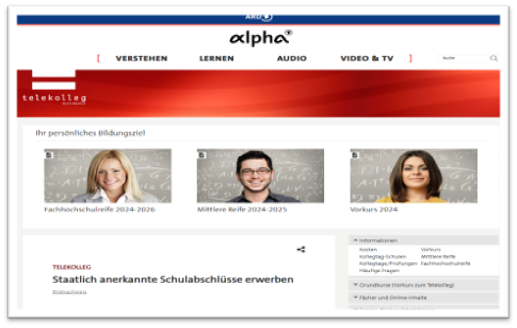 Staatlich anerkannte Schulabschlüsse erwerben