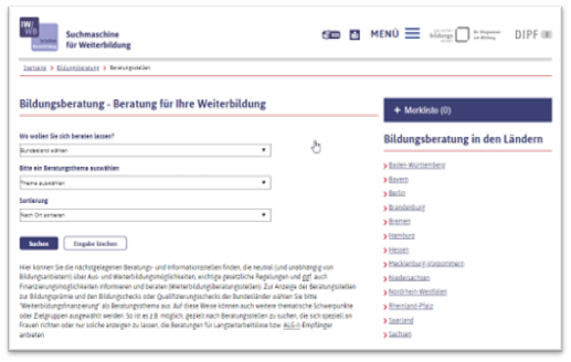 Bildungsberatung - Beratung für Ihre Weiterbildung